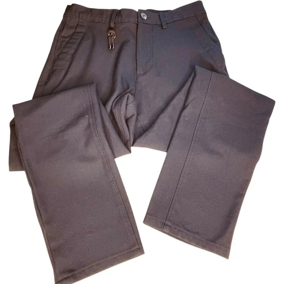 Zara High Waisted Tapered Leg Trouser Pants - Picture 5 of 10